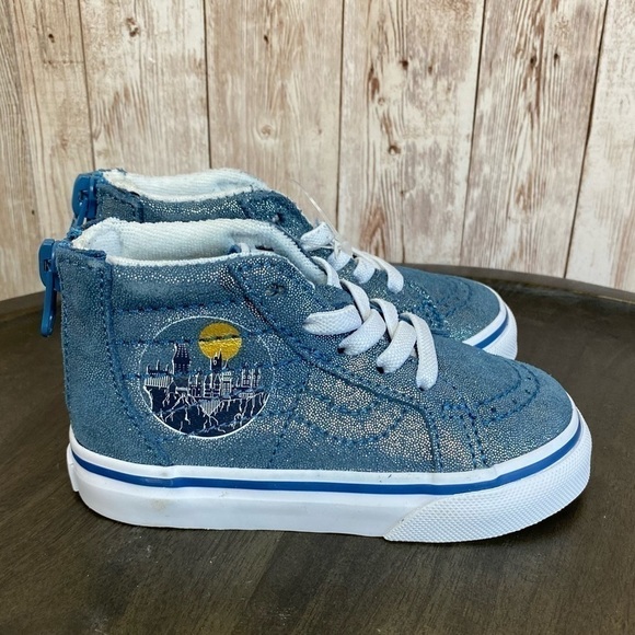 Vans x Harry Potter Sk8-Hi Zip Harry Potter Hogwarts High Top Sneaker Size 6 - Picture 3 of 10